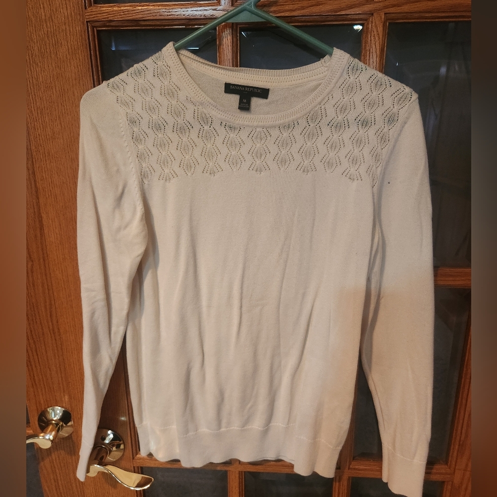 Banana Republic Cream Sweater